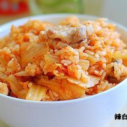 辣白菜五花肉炒饭的做法[图]