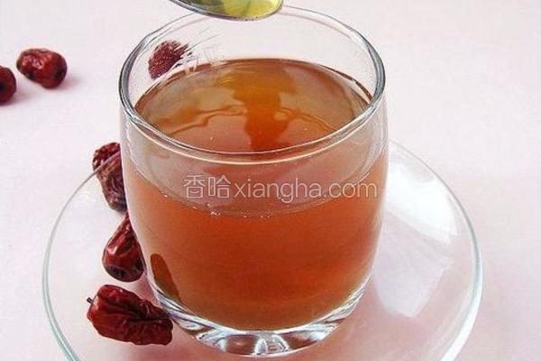 自制红枣蜂蜜茶