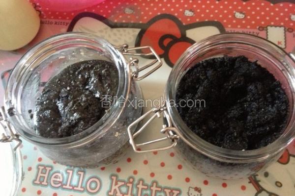 自制天然黑芝麻酱and核桃酱