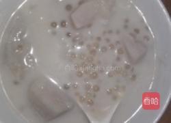 椰汁香芋西米露的做法图解4