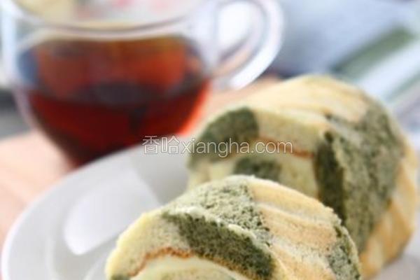双色抹茶蛋糕卷