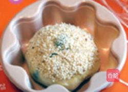 可可卡士达花形面包的做法图解8