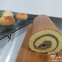 栗子奶油馅小山卷的做法[图]