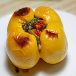 酿烤彩椒的做法[图]