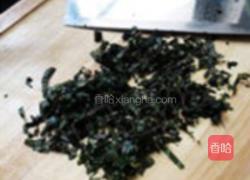 紫苏肉碎炒饭的做法图解3