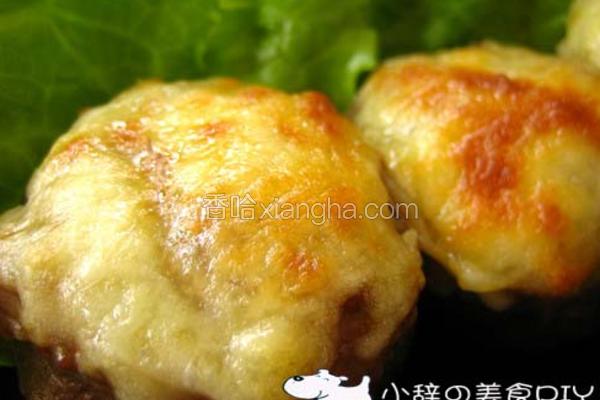 芝士酱肉焗蘑菇