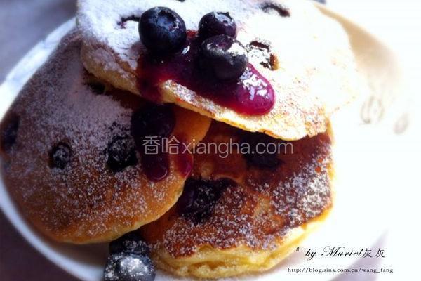 蓝莓酸奶煎饼Blueberry Yogurt Pancakes