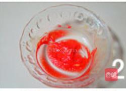 樱桃彩绘蛋糕卷的做法图解2