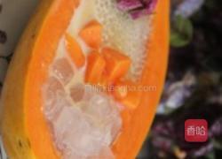 木瓜芦荟养生盅的做法图解6
