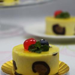 芒果豹纹慕斯蛋糕的做法[图]