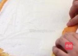 玫瑰芝士蛋糕卷的做法图解9