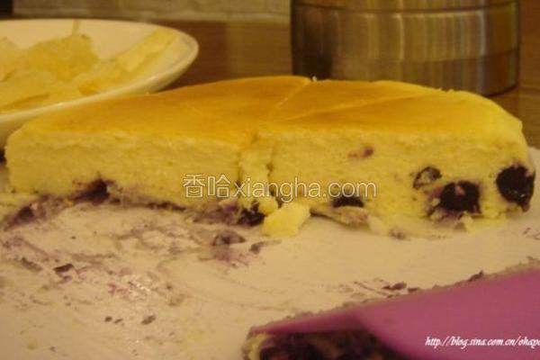 舒芙蕾蓝莓乳酪