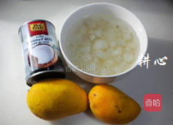 雪蛤芒果糖水的做法图解1