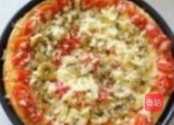 樱桃番茄香蕉批萨的做法图解9