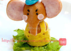 大象可爱便当的做法图解1