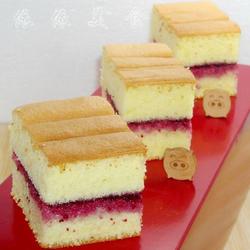 杨梅果酱夹心蛋糕的做法[图]