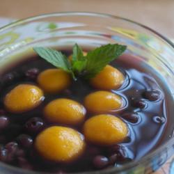 南瓜汤圆红豆汤的做法[图]