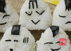 表情海鲜饭团的做法图解10