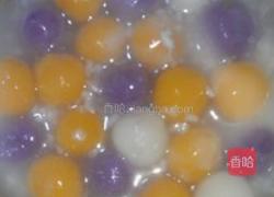 紫薯南瓜酒酿汤圆的做法图解5