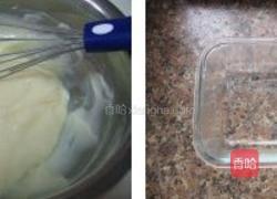 椰丝牛奶小方的做法图解3