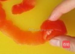 西红柿花的做法图解4