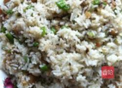 橄榄菜四季豆炒饭的做法图解1