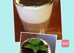 盆栽奶茶的做法图解2