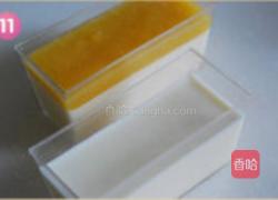 黄桃免烤布丁的做法图解11
