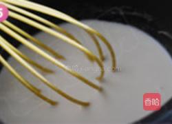 黄桃免烤布丁的做法图解5