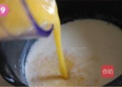 黄桃免烤布丁的做法图解9