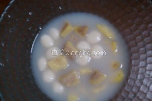 番薯圆子糖水