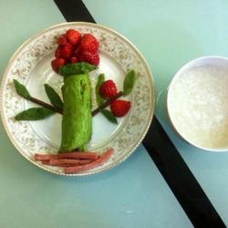 青菜鸡蛋饼的做法[图]