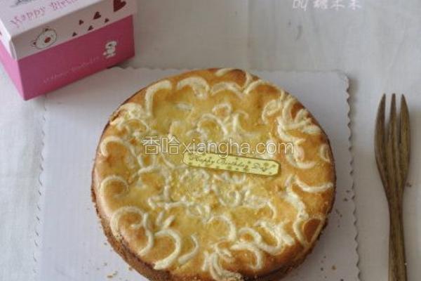 酥菠萝奶酪蛋糕