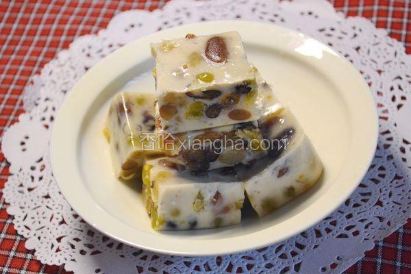 椰汁纳豆凉糕