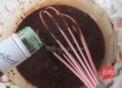 巧克力慕斯刷绣蛋糕的做法图解12