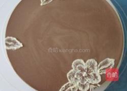 巧克力慕斯刷绣蛋糕的做法图解35
