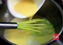 焗荔蓉西米布甸的做法图解8