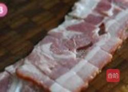 橄榄油培根炒双菇的做法图解3