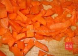 五彩虾仁炒饭的做法图解3