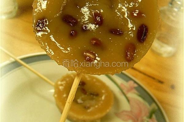 红豆水晶钵仔糕