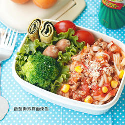 番茄肉末拌面便当的做法[图]