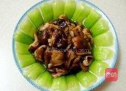 香菇炒油菜的做法图解5
