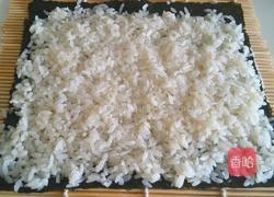 金枪鱼辣白菜紫菜包饭的做法图解7