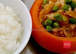 南瓜鸡肉盅的做法图解6