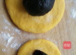 南瓜葫芦娃豆沙包的做法图解4