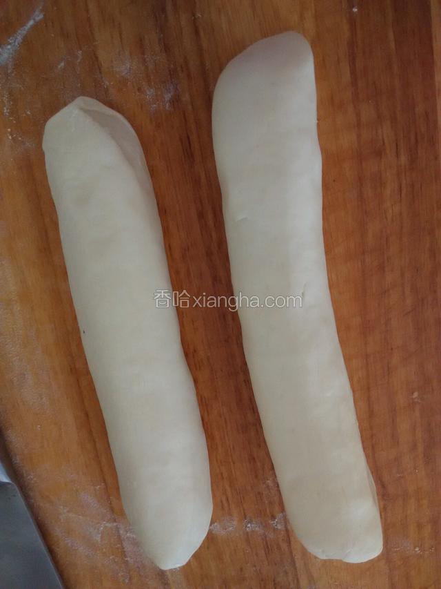 搓成长条。
