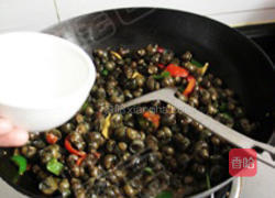 紫苏炒青螺的做法图解13