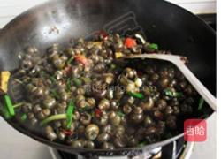 紫苏炒青螺的做法图解15