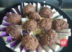 蒜蓉茄子蒸肉丸的做法图解8