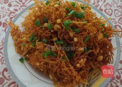 干炸金针菇的做法图解8